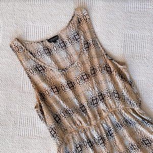 Topshop Sleeveless animal Print Dress Size 12